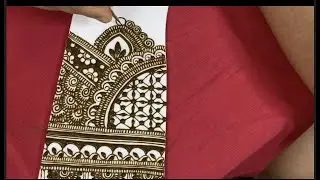 How to build basic bridal henna pattern