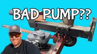 Working On A Log Splitter