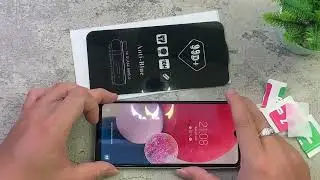 TEMPERED GLASS BLUE LIGHT FRAME / TUTORIAL PEMASANGAN / SCREEN PROTECTOR SAMSUNG GALAXY A13 4G