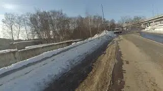 Пеший маршрут от станции метро Ховрино до Левого Берега.