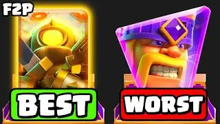 Clash Royale F2P Evolutions + HEROES Tier List