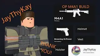 🔥CREATING AN OP M4A1!🔥 HOW TO BUILD THE GUN! SAYING THANK YOU!🔥 (Roblox Blackhawk Rescue Mission 5)🔥