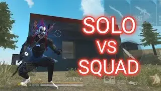 SOLO VS SQUAD | 1 VS 4 | Altroz gamer ff