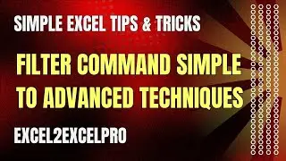 Mastering the Filter Command: From Simple to Advanced Techniques.