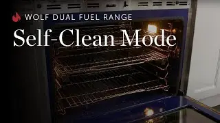 Wolf Dual Fuel Range - Self-Clean Mode
