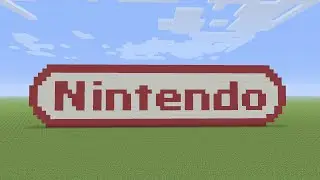 Minecraft Pixel Art - Nintendo Logo