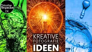Kreative Fotografie Ideen mit Glühbirne | Wasser vs. Feuer