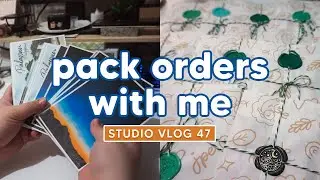 Studio Vlog 47 ✿ packing orders from 7.7 shop sale + patreon ✿ Philippines