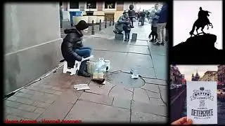 Барабанщик на кастрюлях. Малая Садовая-Невский проспект. Питер. 2017