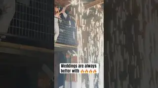 Yes they are! 🔥💯🔥💯 #fire  #wedding #epic #crazy #bride #groom #watch #end #pyro #fun #awesome