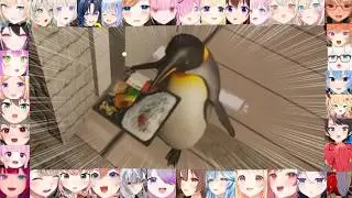 Hololive Girls Reaction To Penguin 🐧 (I Am Part-Time Worker)