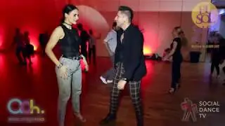 Rodrigo Cortazar y Olga Gulch at the 13th El Sol Warsaw Salsa Festival 2017
