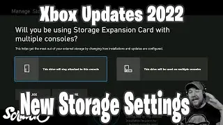 Xbox Storage Settings - Xbox Update 2022