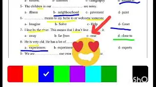 الثالث الاعدادي التقييم الأسبوعي السابع لغة إنجليزية