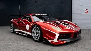 Car wrap custom design for Ferrari 488 Challenge | PORN WRAP 🍑