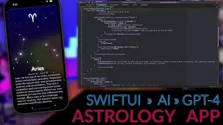 Astrology Horoscope App using Chat GPT-4 in SwiftUI - iOS 17 - SwiftData & iCloud- Part 5