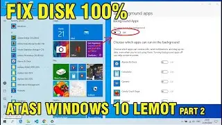Mengatasi Windows 10 yang lemot Part 2