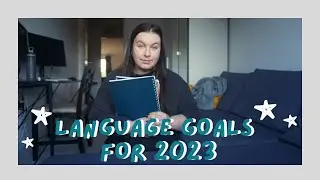 4 Languages for 2023|| My language goals for 2023!!