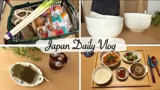 found new bowls at Daiso ! make matcha pound cake and Korean braised chicken | japan vlog
