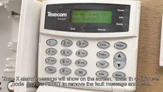 How to reset Texecom Premier alarm after activation