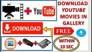 How to Download youtube movies / Save YouTube videos in Gallery (within 10 Sec) | Without App(2021)