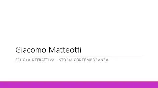 Giacomo Matteotti