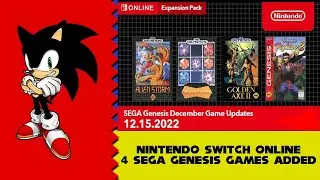 Nintendo Switch Online: 4 SEGA Genesis Games Added