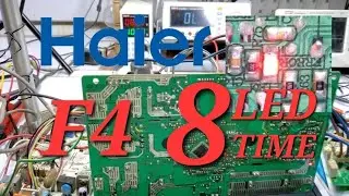 Haier DC inverter AC F4 error code  Outdoor PCB LED 8 time Billing