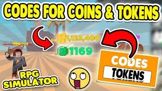 INSANE ALL *WORKING* ROBLOX RPG SIMULATOR CODES FOR GOLD AND TOKENS💎SEPTEMBER CODES IN RPG SIMULATOR