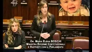 Incredibile! Bimbo sente la voce di Maria Elena Boschi e si commuove!