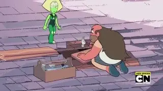 Steven Universe - Peridot shoves Greg off a Roof (Peridot)