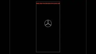 Watch how we programmed the iconic Mercedes logo using Python turtle #viral #trending