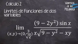Limite f(x,y) Racionalizacion y sinx/x