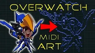 Pharah - Overwatch Midi Art