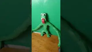 Зелёный из пластилина Радужные друзья . Green from plasticine Rainbow friends