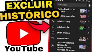 Como ver e APAGAR HISTIRICO DO YOUTUBE pelo celular