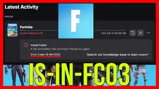 How to FIX Fortnite Install Failed Error IS-IN-FC03 (2026 METHOD)