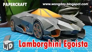 Build Papercraft Lamborghini Egoista