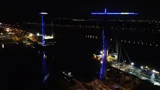 Строительство трассы М-12 [4 этап] мост через Оку - -05.11.2022- -