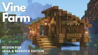 VINE FARM | Minecraft Tutorial | Java & Bedrock [1.21+]