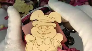 бизикубик модель 2 с зеркалом от biziwood, busy board