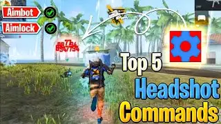 ✅ Set Edit Top 5 Headshot Commands 💯|sensibilidade free fire 🇧🇷| set edit free fire |Aimbot+Aimlock|