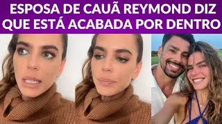 Mariana Goldfarb, Cauã Reymond's wife, makes a strong statement.