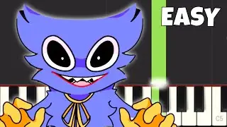 Grab The Knife Meme - EASY Piano Tutorial - Huggy Wuggy (Poppy Playtime)