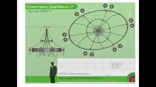 Люстра кованая 12ти рожковая. 2,5х1,5м
