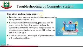 CPHM co2i Pr 12 Troubleshoot Computer System by diagnosing the problem