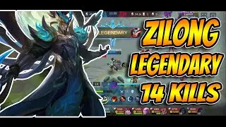 ZILONG LEGENDARY 14 KILLS INUYASHA INSPIRED GAMEPLAY (MOBILE LEGENDS)