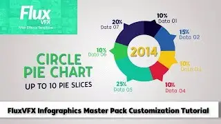 Infographics Mega Pack After Effects Template Circle Pie Chart