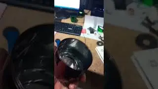 Гравировка на стеклянной кружке