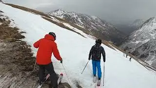 Чегет. Спуск по югам